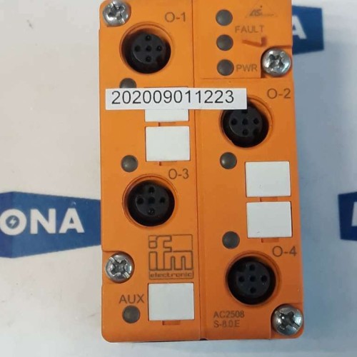 IFM AC2508 S 8 0 E OUTPUT: 20-30VDC 700mA CHANNEL 2A TOTAL   (NEW OLD STOCK)