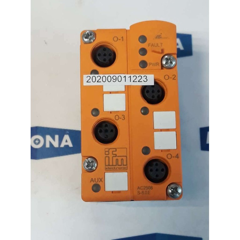 IFM AC2508 S 8 0 E OUTPUT: 20-30VDC 700mA CHANNEL 2A TOTAL   (NEW OLD STOCK)
