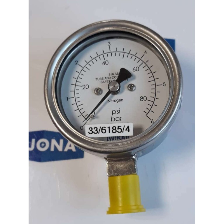 WIKA ME242689 0-80bar P manometer 33/6185/4 (new old stock)