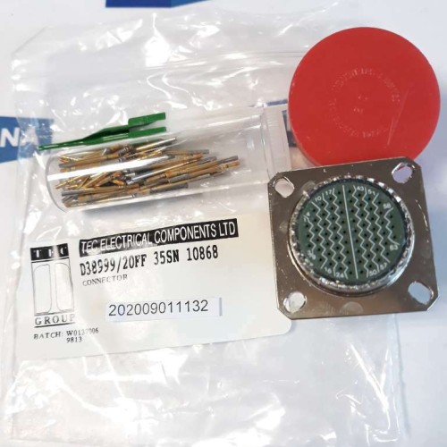 TEC ELECTRICAL COMPONENTS TEE 9813 JAN D38999 20FF 35SN 10868 CONNECTOR