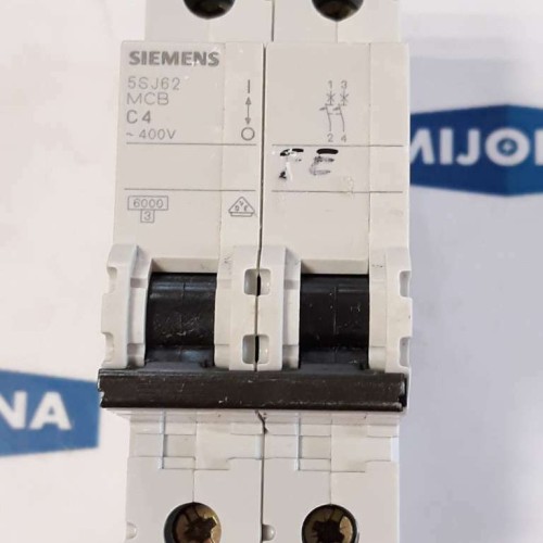 Siemens 5SJ6204 7KK20 Leitungsschutz Schutzschalter 5SJ62 MCB C4 400V IEC 60898