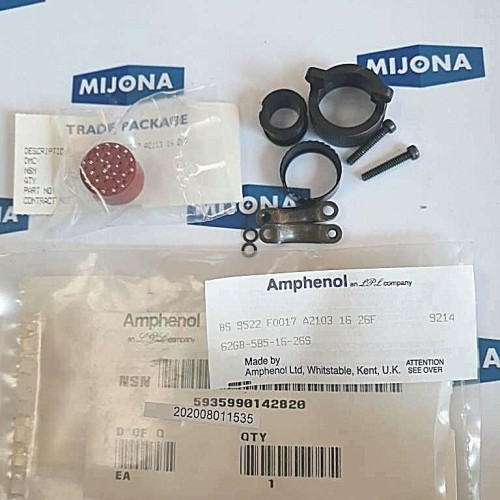 Amphenol BS 9522 F0017 A2103 16 26F 9214 62GB 585 16 26S