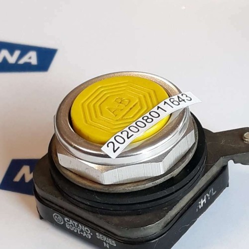 ALLEN BRADLEY 800T A9 YELLOW BUTTON SERIES N (NEW OLD STOCK)