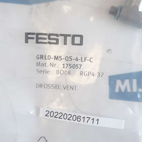 Festo GRLO M5 QS 4 LF C 175057 Festo GRLO M5 QS 4 LF C 175057