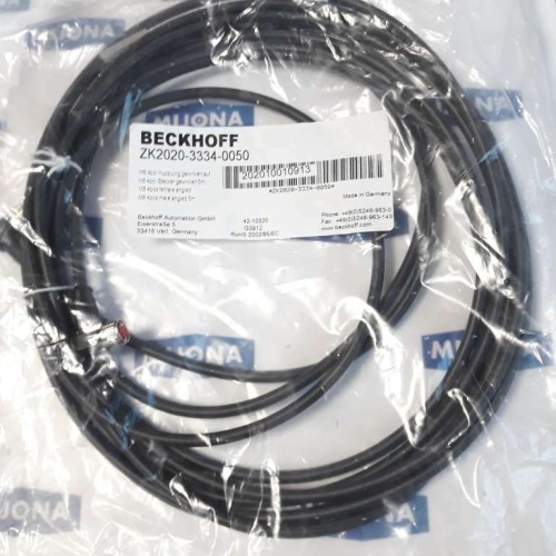 Beckhoff ZK2020 3334 0050 M8 MALE ANGLED 5M Beckhoff ZK2020 3334 0050 M8 MALE ANGLED 5M