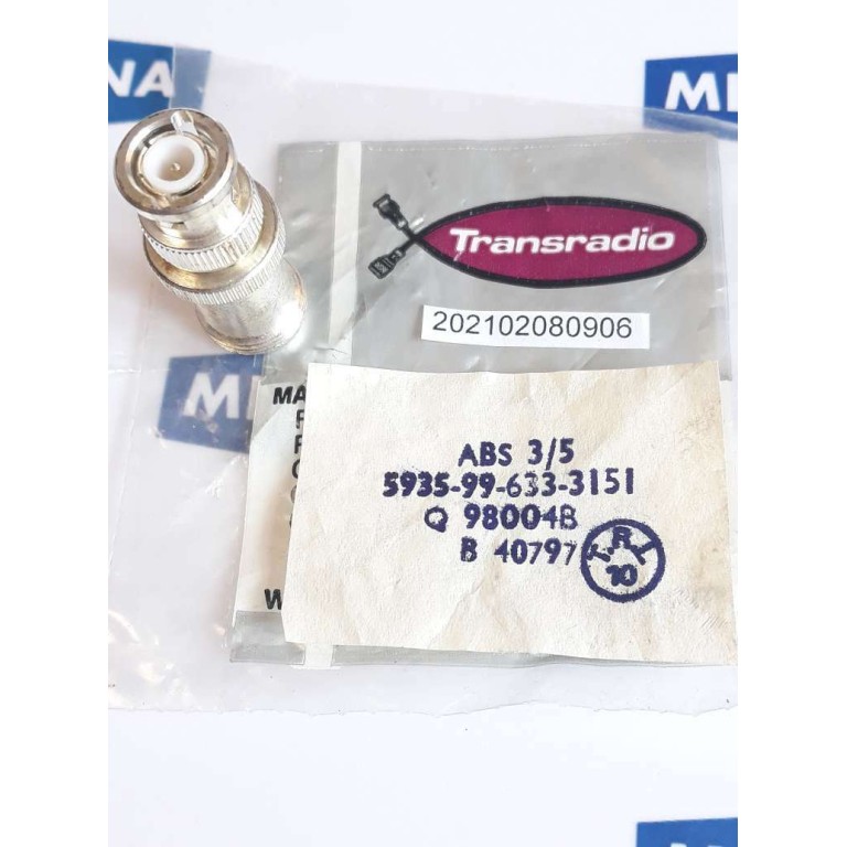 Transradio 9016TRL 98004B ABS 3 5 Q 98004B B40797 5935 99 633 3151 NEW OLD STOCK
