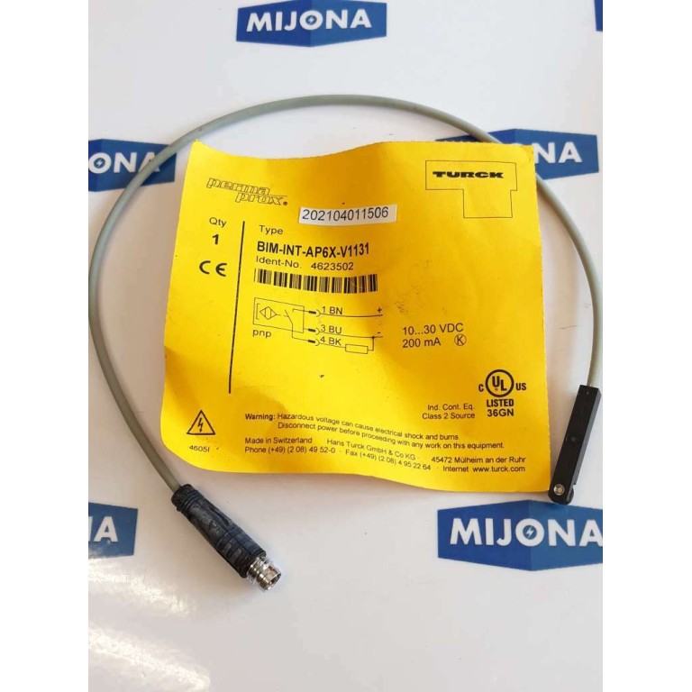 Turck BIM INT AP6X V1131 4623502 MAGNETIC INDUCTIVE SENSOR 10 30VDC 200mA