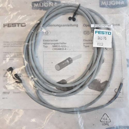 FESTO CRSME0-4-K-LED-24 Proximity switch 161775 CRSME0 4 K LED 24 FESTO CRSME0-4-K-LED-24 Proximity switch 161775 CRSME0 4 K LED 24