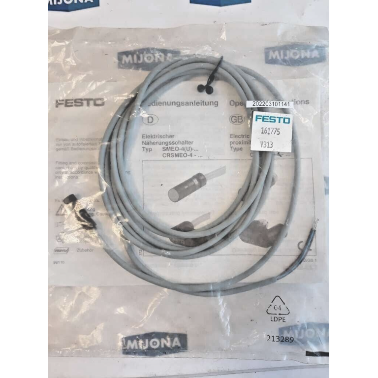 FESTO CRSME0-4-K-LED-24 Proximity switch 161775 CRSME0 4 K LED 24 FESTO CRSME0-4-K-LED-24 Proximity switch 161775 CRSME0 4 K LED 24