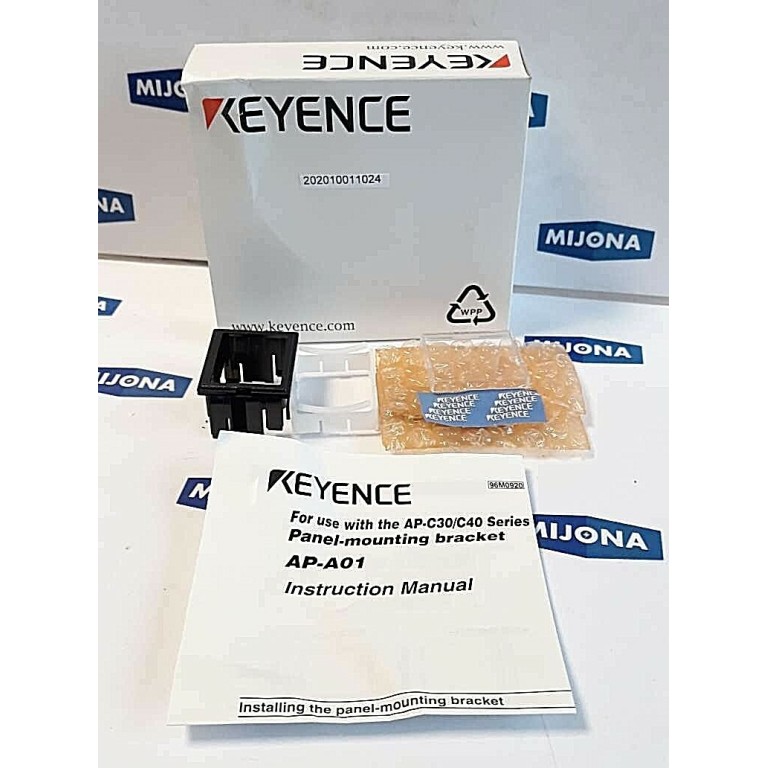 Keyence AP A01 for use with AP C30 C40 PANEL MOUNTING BRACKET (NEW OLD STOCK) Keyence AP A01 for use with AP C30 C40 PANEL MOUNTING BRACKET (NEW OLD STOCK)