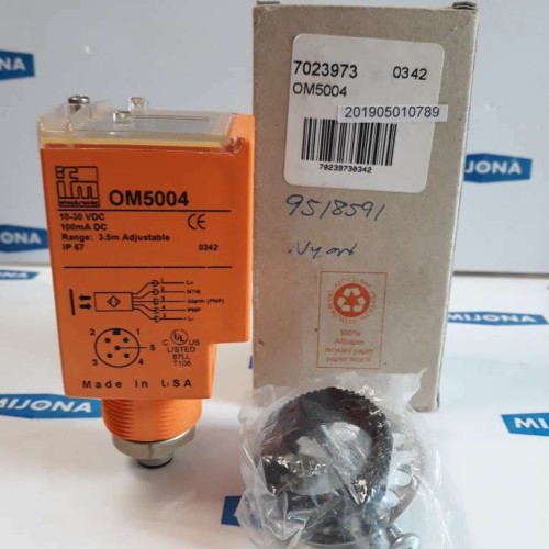 IFM 7023973 OM5004 10-30VDC proximity switch sensor (New old stock)