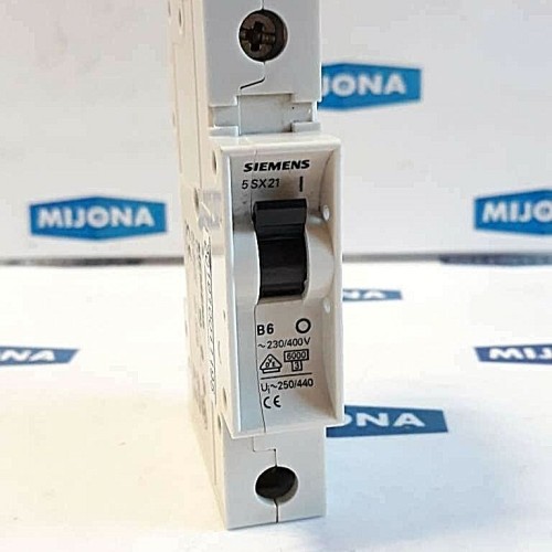 Siemens 5SX21 230/400V C2 5SX2 277 V AC IEC 60898 MINIATIURE CIRCUIT BREAKER Siemens 5SX21 230/400V C2 5SX2 277 V AC IEC 60898 MINIATIURE CIRCUIT BREAKER