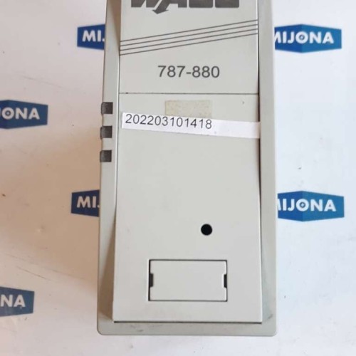 WAGO 787 880 POWER SUPPLY IN: 24VDC 0-10A  OUT 24VDC 0-10A