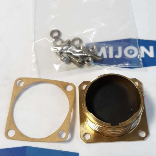 AB connectors ABM 07 50 9534672 ABM0750 square flange receptacle size 16 AB connectors ABM 07 50 9534672 ABM0750 square flange receptacle size 16