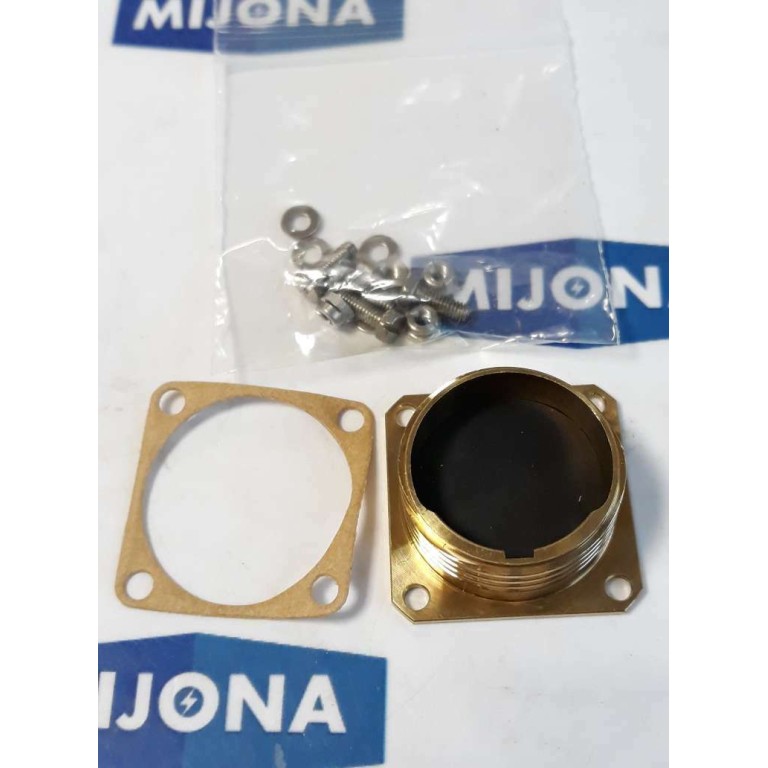 AB connectors ABM 07 50 9534672 ABM0750 square flange receptacle size 16 AB connectors ABM 07 50 9534672 ABM0750 square flange receptacle size 16