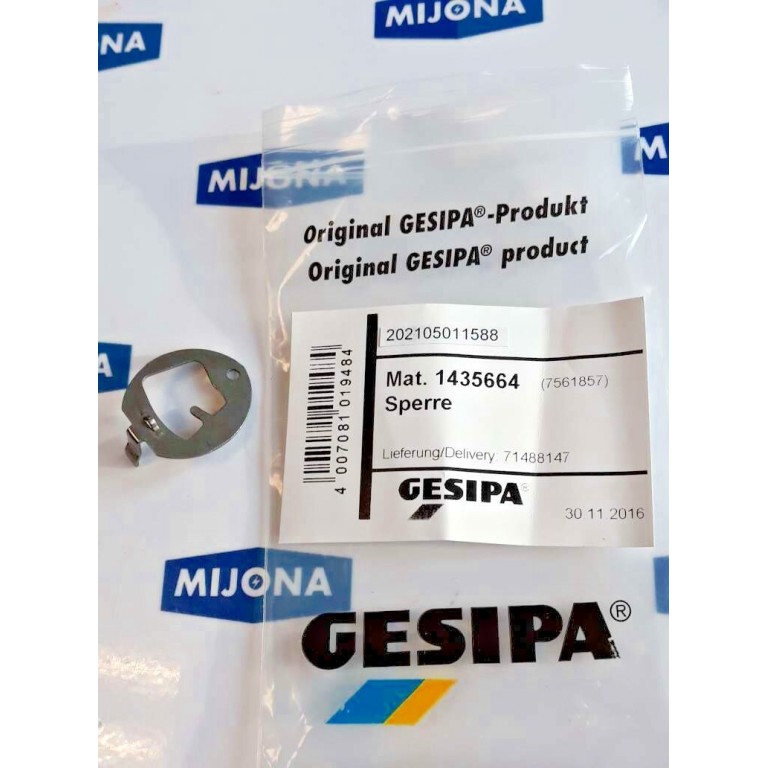Gesipa 1435664 7561857 Sperre Lock (NEW OLD STOCK) Gesipa 1435664 7561857 Sperre Lock (NEW OLD STOCK)