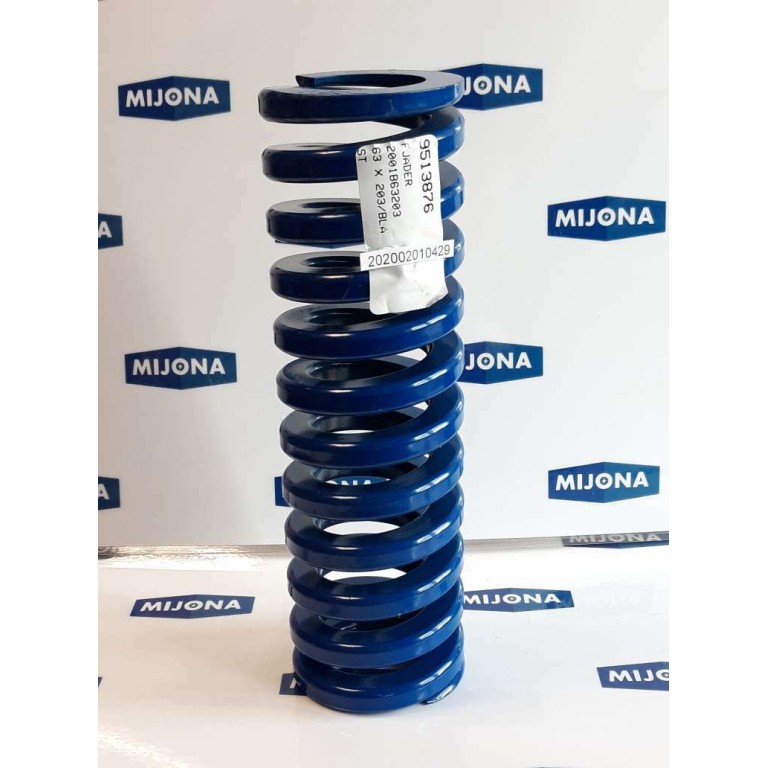 BORDIGNON XLL 2001B63203 spring 63MM L=203MM BLUE (new old stock) BORDIGNON XLL 2001B63203 spring 63MM L=203MM BLUE (new old stock)
