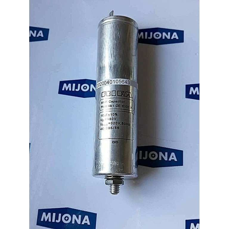 RIFA MKP CAPACITOR PHH 481 OEV8100 K 10µF +-10% 450V 50HZ (New old stock)