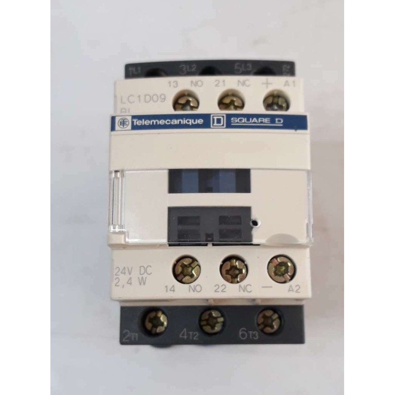 TELEMECANIQUE Contactor SQUARE D LC1D09 BL 24V DC 2.4 W Leistungsschütz 25A 690V TELEMECANIQUE Contactor SQUARE D LC1D09 BL 24V DC 2.4 W Leistungsschütz 25A 690V