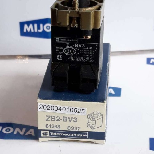 Telemecanique Z BV3 Contact Block 1.2W 6V 110-127V 50HZ 110/120V 60HZ 61368 8937