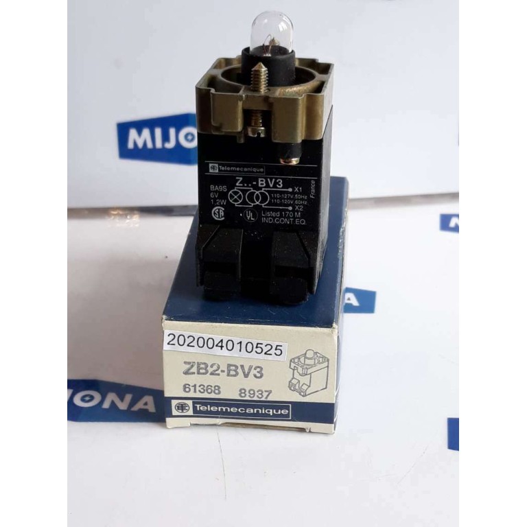 Telemecanique Z BV3 Contact Block 1.2W 6V 110-127V 50HZ 110/120V 60HZ 61368 8937