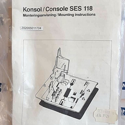 ERICSSON  SE 118 KONSOL CONSOLE SES 11802 101 A14 9525