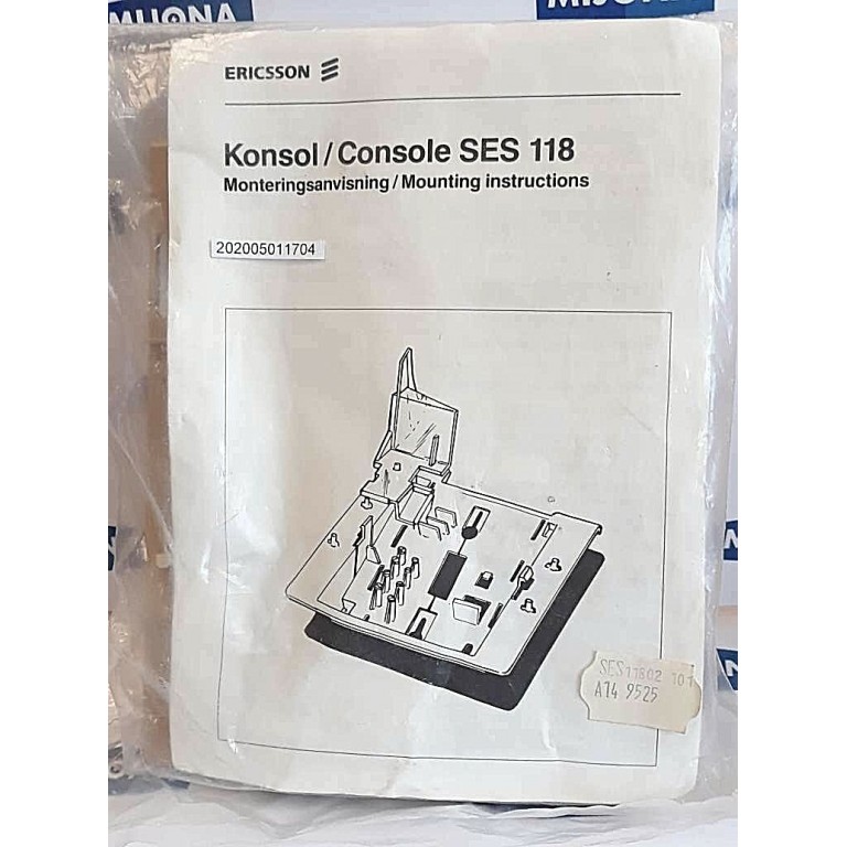 ERICSSON  SE 118 KONSOL CONSOLE SES 11802 101 A14 9525