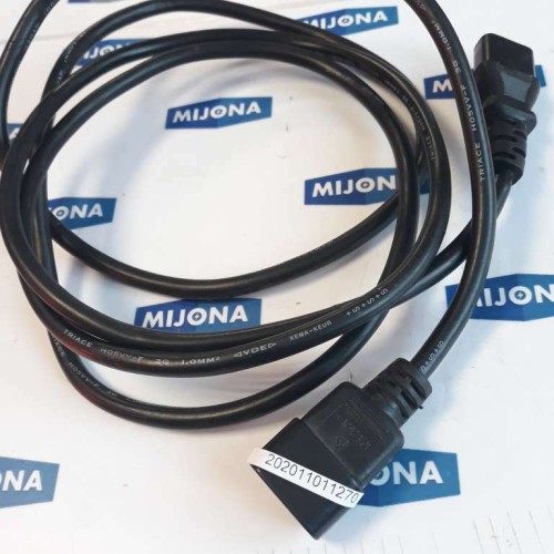 TRIACE H05VV F L=2M CABLE BLACK 10A 250V