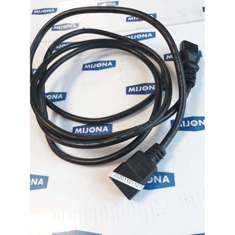 TRIACE H05VV F L=2M CABLE BLACK 10A 250V