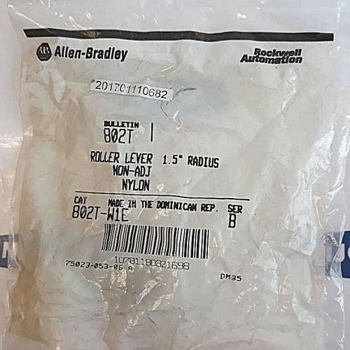ALLEN BRADLEY 802T ROLLER LEVER 1,5 RADIUS NDN ADJ NYLON 802T W1E SER B