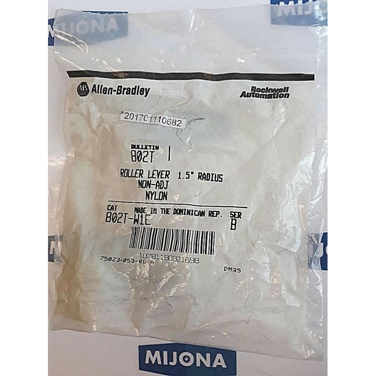 ALLEN BRADLEY 802T ROLLER LEVER 1,5 RADIUS NDN ADJ NYLON 802T W1E SER B