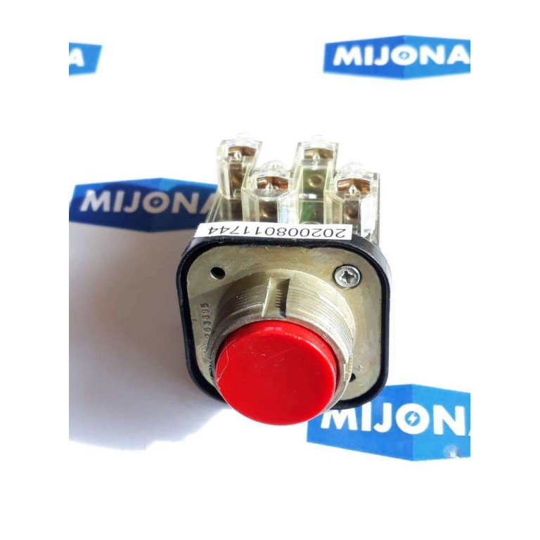 Telemecanique ZB2R A91 600V Contact Block Push button red 3P8908 Telemecanique ZB2R A91 600V Contact Block Push button red 3P8908