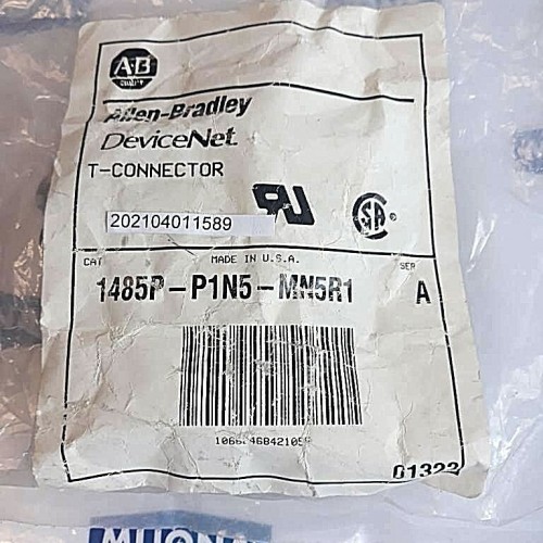 Allen Bradley DEVICENET 1485R P1N5 MN5R1 T CONNECTOR