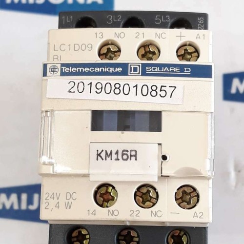 TELEMECANIQUE Contactor SQUARE D LC1D09 BL 24V DC 2.4 W Leistungsschütz 25A 690V