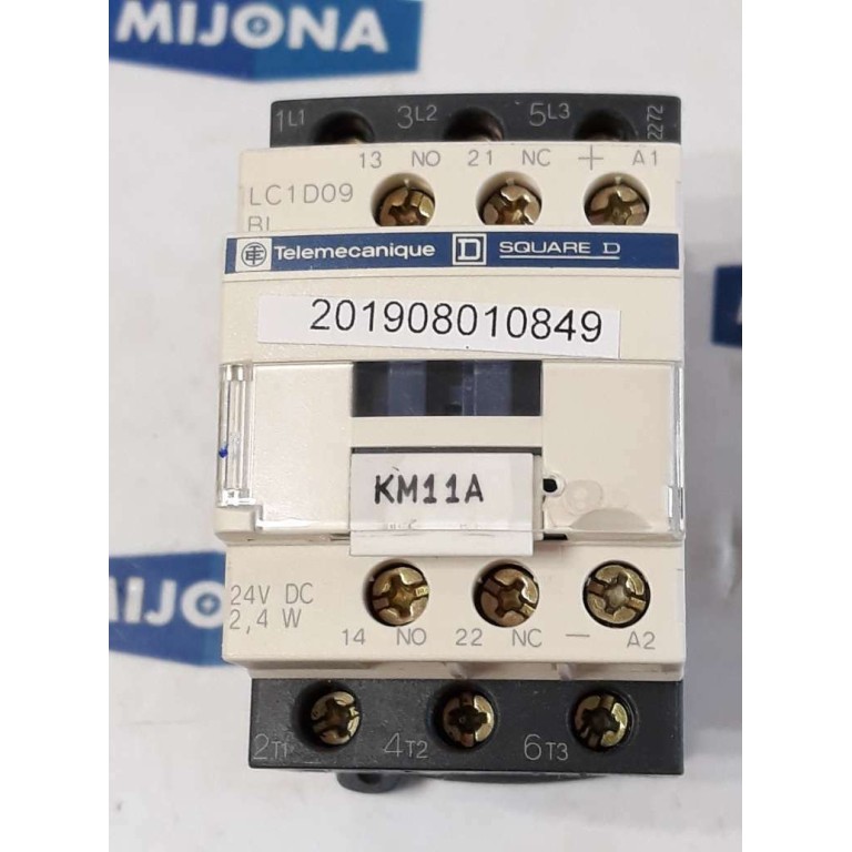 TELEMECANIQUE Contactor SQUARE D LC1D09 BL 24V DC 2.4 W Leistungsschütz 25A 690V TELEMECANIQUE Contactor SQUARE D LC1D09 BL 24V DC 2.4 W Leistungsschütz 25A 690V