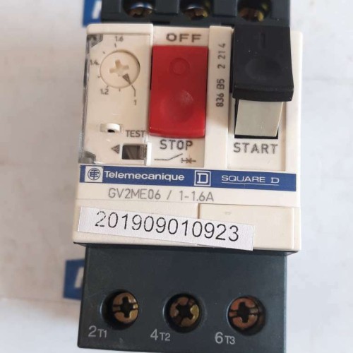 Telemecanique Motorschutzschalter SQUARE D GV2ME06 1-1.6A IEC 947.2, 947.4.1
