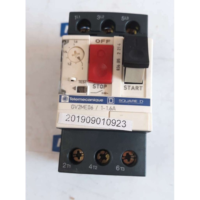 Telemecanique Motorschutzschalter SQUARE D GV2ME06 1-1.6A IEC 947.2, 947.4.1