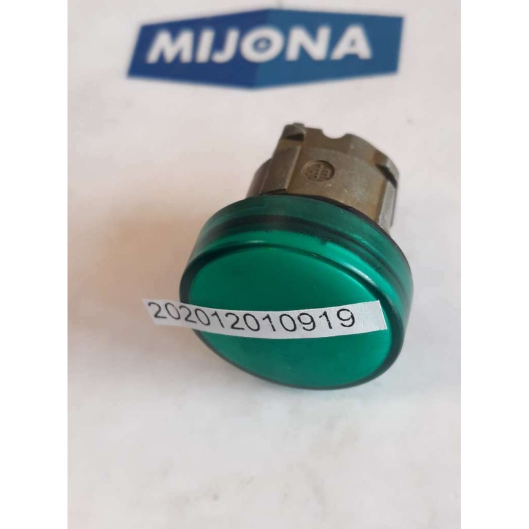 SCHNEIDER ZB4BV033 Pilot light head metal green Ø22 ZB4 BV033 new old stock