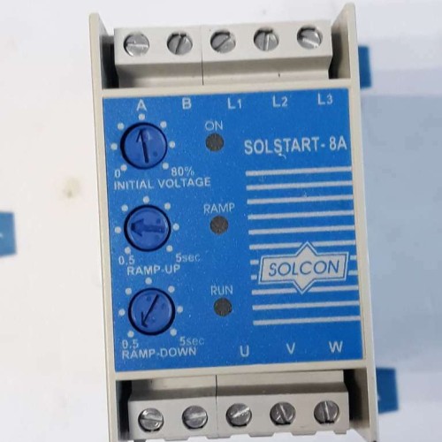 SOLSTART 8A SOLCON FLC 8A 400V 50HZ DRY CONTACT serial no: 252905701 SOLSTART 8A SOLCON FLC 8A 400V 50HZ DRY CONTACT serial no: 252905701
