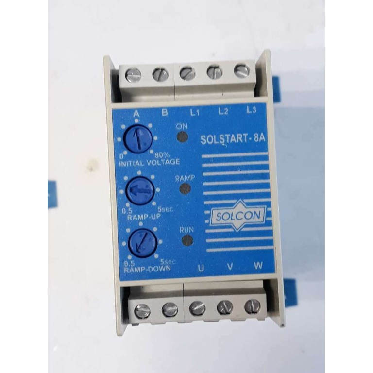 SOLSTART 8A SOLCON FLC 8A 400V 50HZ DRY CONTACT serial no: 252905701