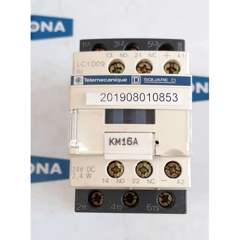 TELEMECANIQUE Contactor SQUARE D LC1D09 BL 24V DC 2.4 W Leistungsschütz 25A 690V TELEMECANIQUE Contactor SQUARE D LC1D09 BL 24V DC 2.4 W Leistungsschütz 25A 690V