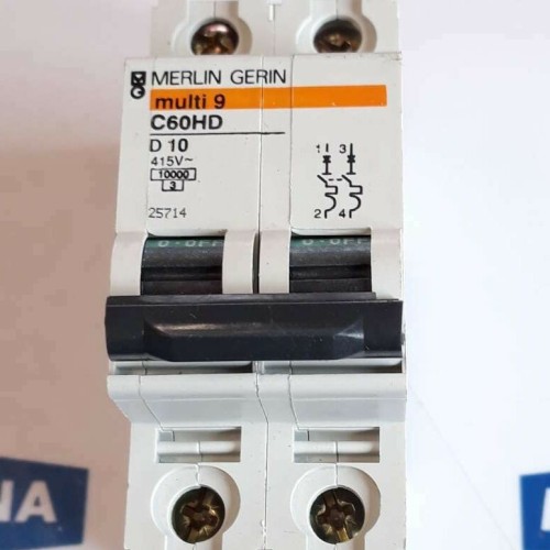 Merlin Gerin Multi 9 C60HD D10 415V CIRCUIT BREAKER (NEW OLD STOCK)