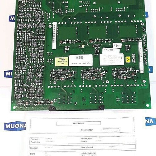 ABB DSQC 236C Rectifier Board YB560103 CC SER NO 56M3496590