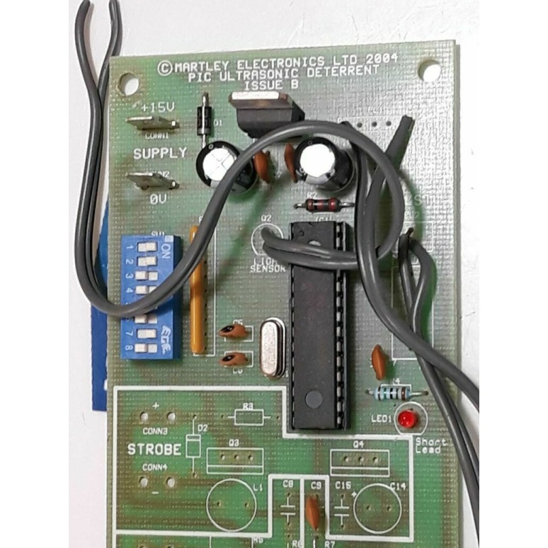 MARTLEY ELECTRONICS Panel issue B LTD 2004 PIC ULTRASONIC DETERRENT