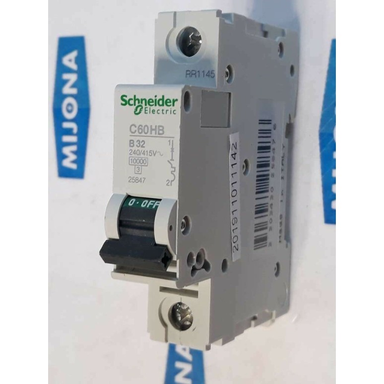 Schneider Electric 240/415V C60HB B32 25847 Circuit Breaker (NEW OLD STOCK)