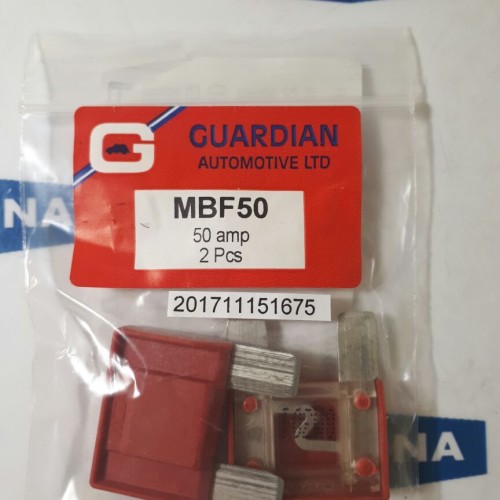 GUARDIAN AUTOMOTIVE FUSE MBF50 50amp 5920994232244 GUARDIAN AUTOMOTIVE FUSE MBF50 50amp 5920994232244