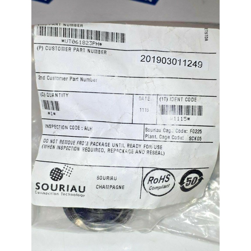Souriau UT061823PH Connector (new old stock)