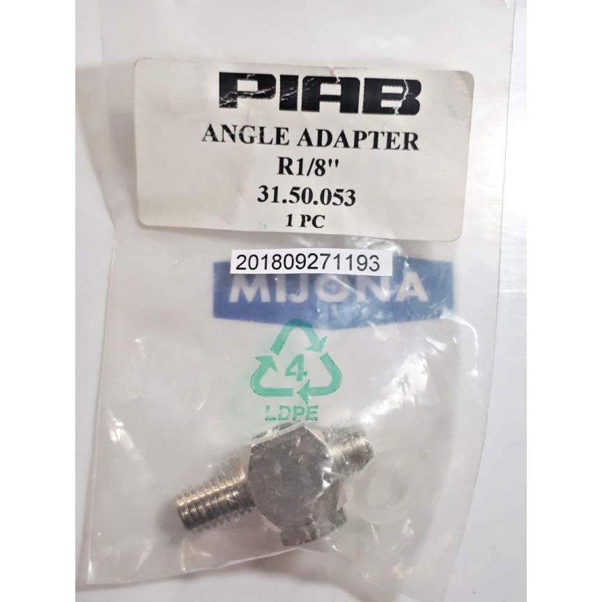 Piab angle adapter R1/8" 31.50.053