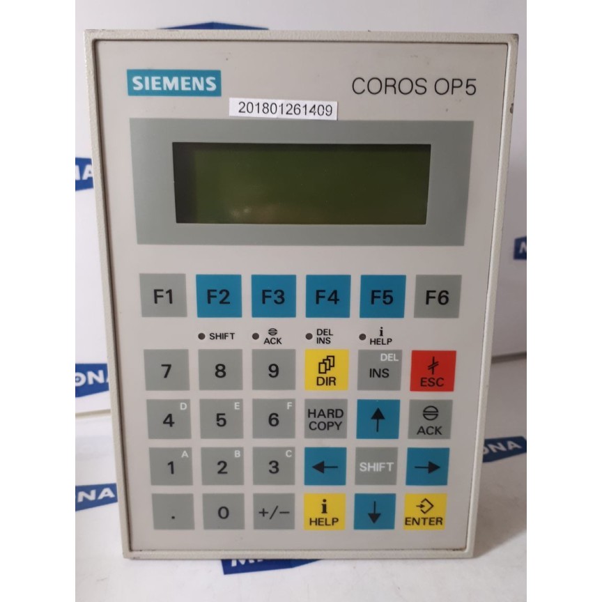 Siemens Coros OP5 6AV3505-1FB01 OP-5A1 operator panel