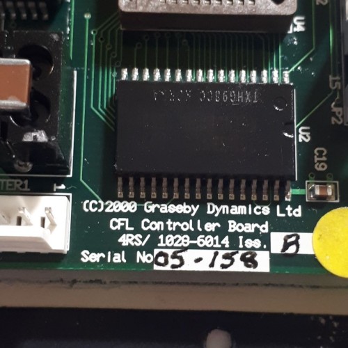 Graseby dynamics CFL controller board 4RS/ 1028-6014